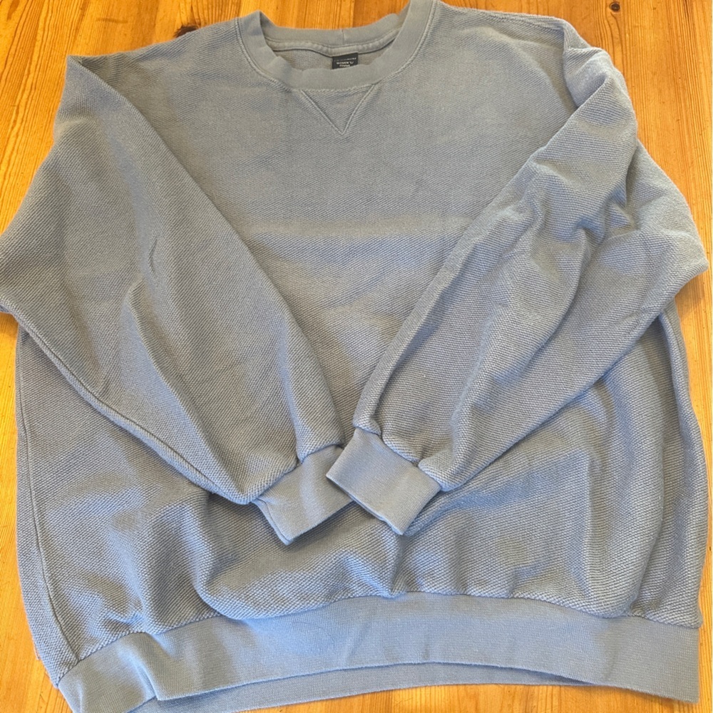 Lands End Women M cotton pullover crewneck sweatshirt